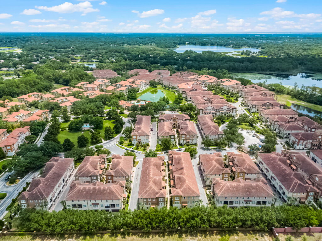 homes for sale in Lake Mary FL aerial Fountain Park