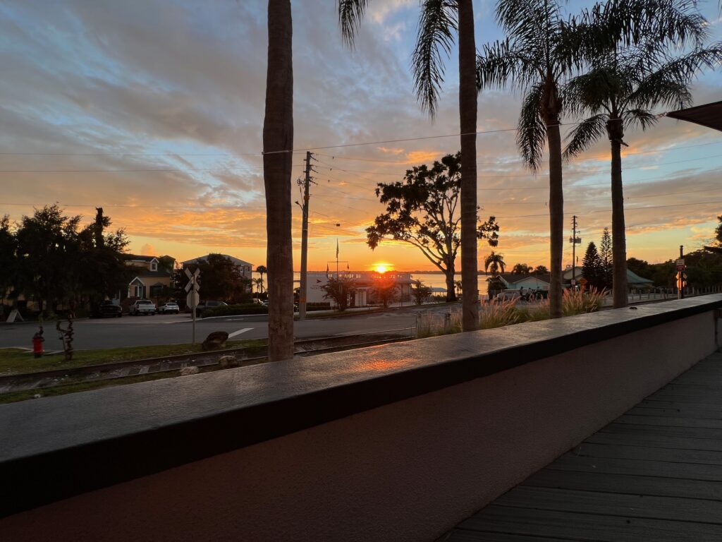 homes for sale in Mount Dora FL sunset view Lake Dora