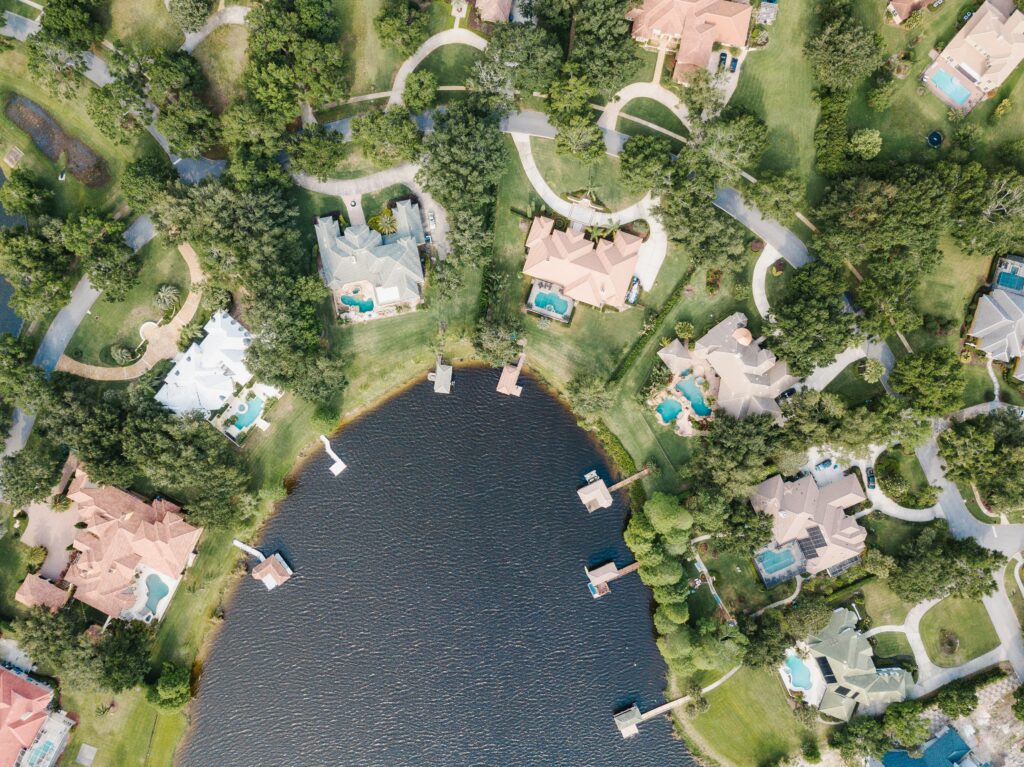 homes for sale Windermere FL aerial view chain of lake