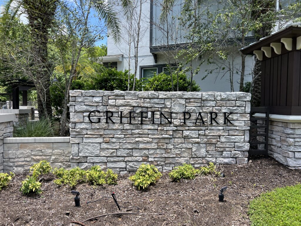 griffin park lake mary fl entrance sign