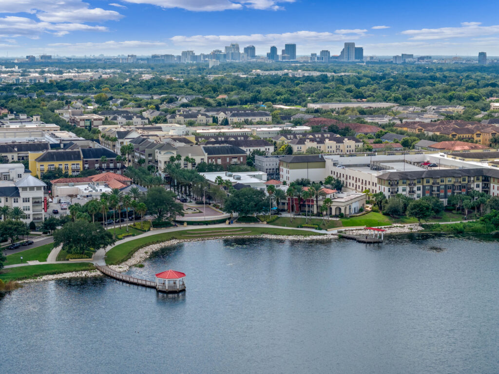 homes for sale in central florida balkwin park aerial view of lake baldwin and community