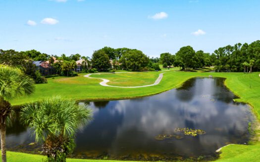 Timacuan Golf and Country Club Lake Mary FL fairway and pond view