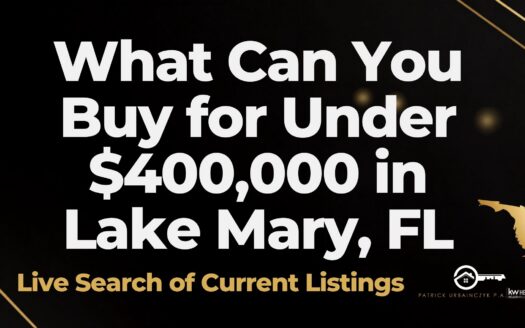 homes for sale Lake Mary FL under 400000