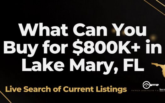 luxury homes for sale Lake Mary FL 800000 plus