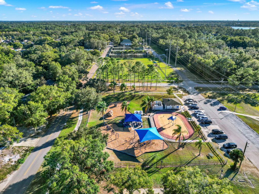 lake mary sports complex splash park aerial view
