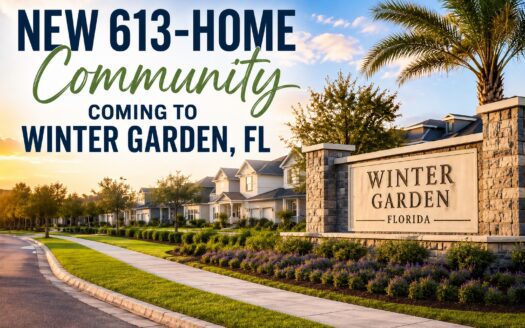 Johns Lake Urban Village new 613 home community winter garden fl