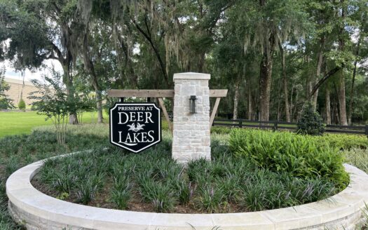 homes for sale in Preserve at Deer Lakes Sanford FL entrance sign