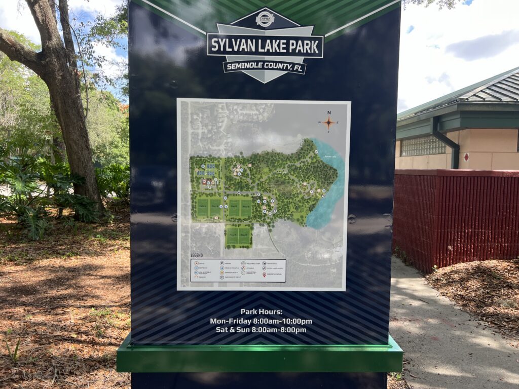 Sylvan Lake Park Sanford FL Map