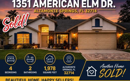 1351 American Elm Dr in Altamonte Springs sold home
