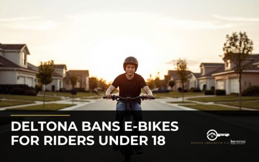 Deltona bans e-bikes and scooters for riders under 18 news graphic