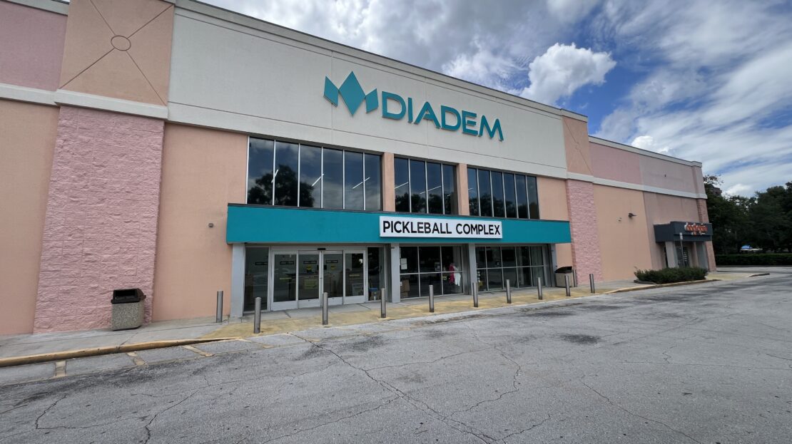 Diadem Pickleball Complex exterior in Sanford, FL ahead of August 2026 opening