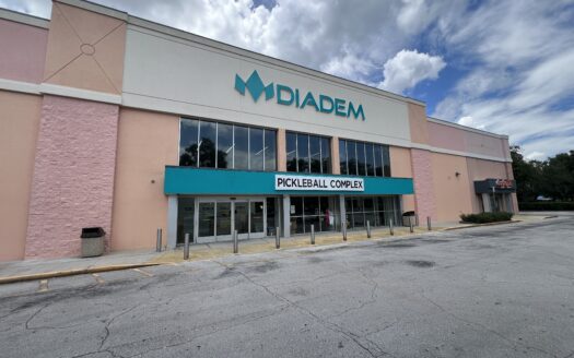 Diadem Pickleball Complex exterior in Sanford, FL ahead of August 2026 opening