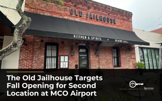 The Old Jailhouse historic Sanford building storefront, opening second location at Orlando International Airport