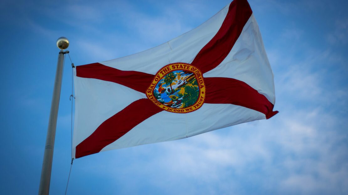 Florida state flag, representing new Florida laws taking effect October 1, 2026