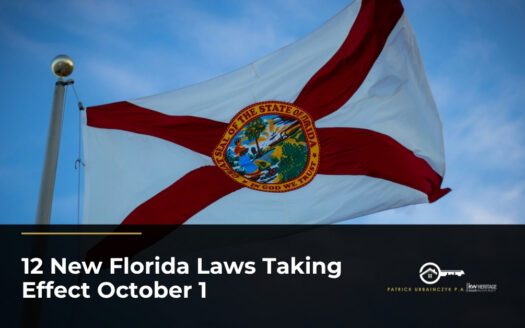 Florida state flag, representing new Florida laws taking effect October 1, 2026