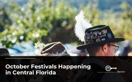 Oktoberfest hat with pins, October festivals happening in Central Florida