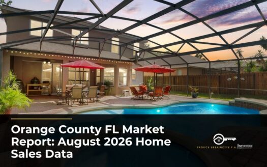 Orange County FL home with screened pool, featured image for the August 2026 market report