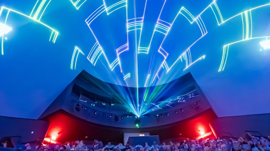 Cosmic Concerts laser light show at Orlando Science Center