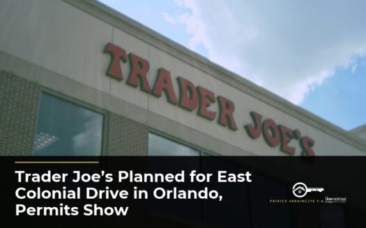 Trader Joe’s storefront sign, representing the store planned for East Colonial Drive in Orlando